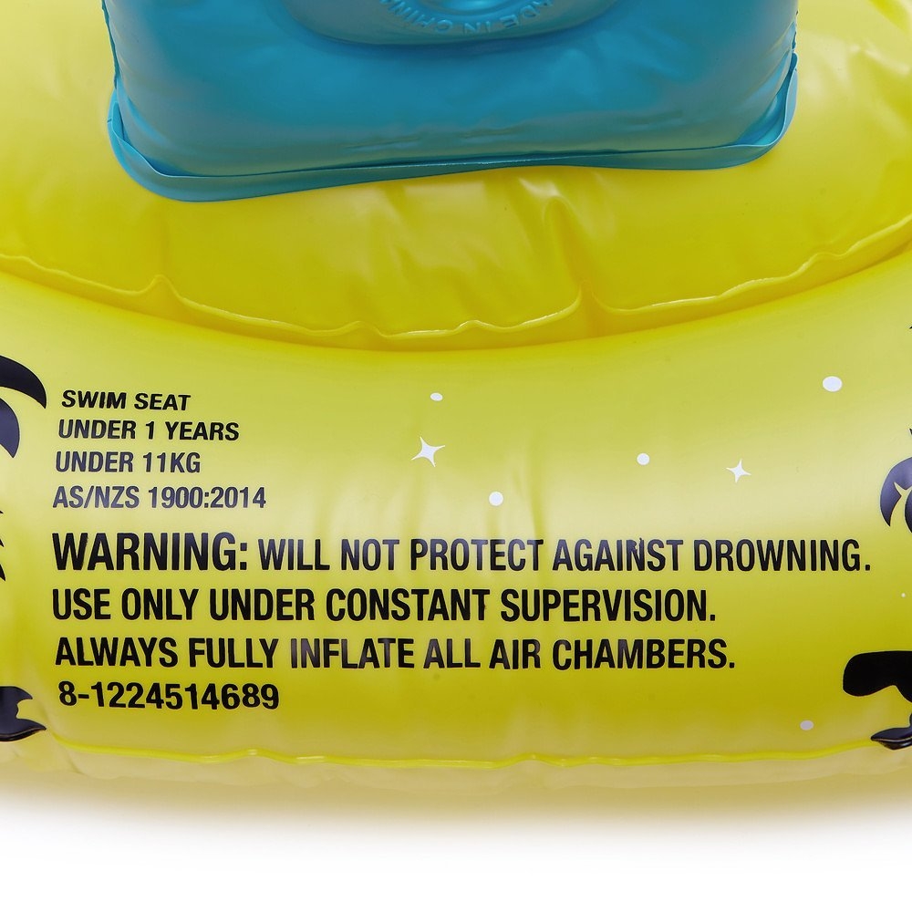 Speedo Character Swim Seat Bright Yellow/Black/Azure Blue 0-1 Years