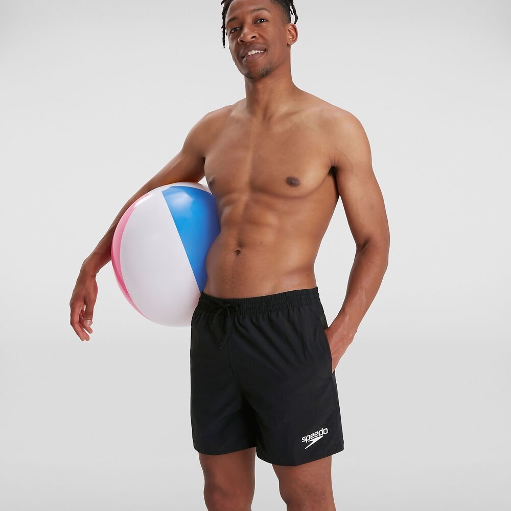 Speedo Essentials Mens Swim Shorts 16in Black