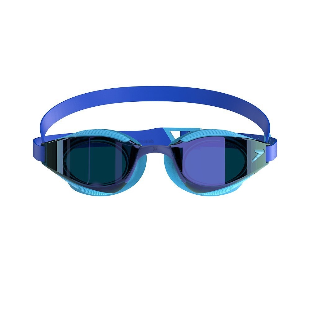 Speedo Fastskin Hyper Elite Mirror Junior Swimming Goggles Picton Blue/Cobalt/Iris