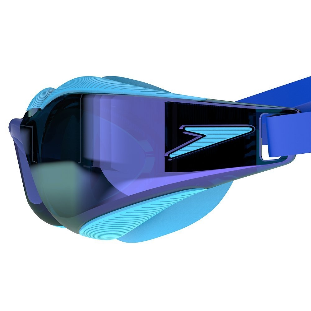 Speedo Fastskin Hyper Elite Mirror Junior Swimming Goggles Picton Blue/Cobalt/Iris