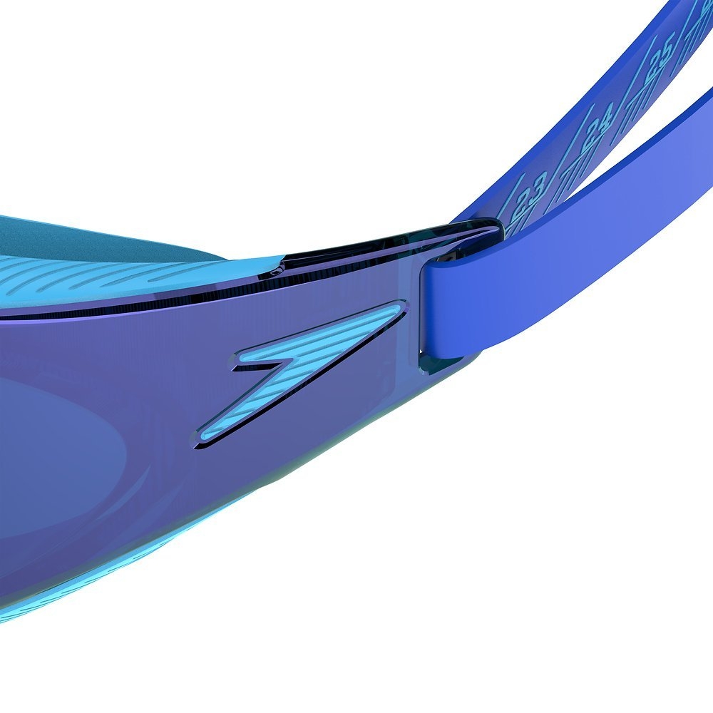 Speedo Fastskin Hyper Elite Mirror Junior Swimming Goggles Picton Blue/Cobalt/Iris