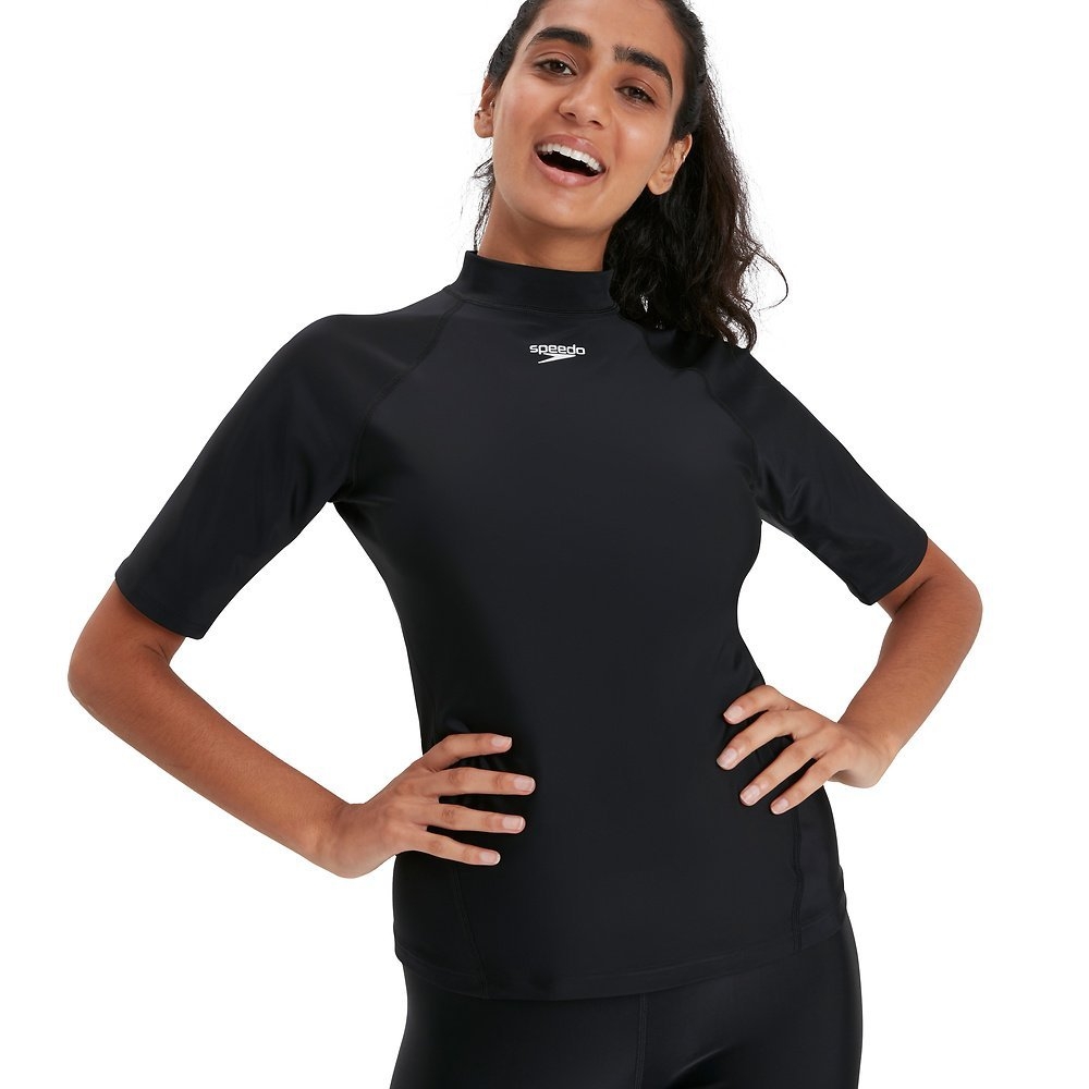 Speedo UPF40+ Womens Short Sleeve Rash Top