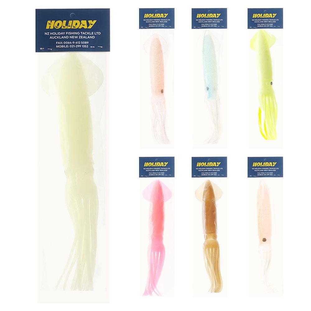 Holiday Soft Squid Lure - Assorted Colours