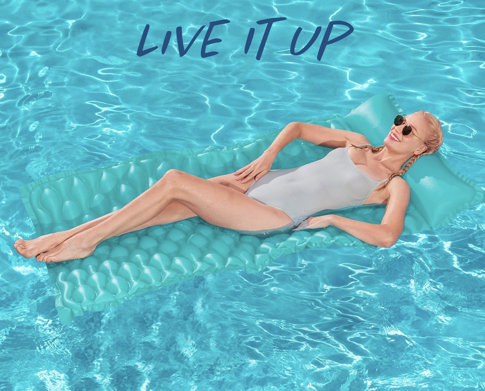 Bestway Float 'N Roll Inflatable Lilo Pool Float
