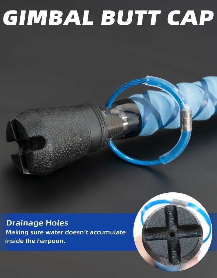 BlueWing Carbon Fibre Fishing Harpoon 8ft 2pc - Front Weighted