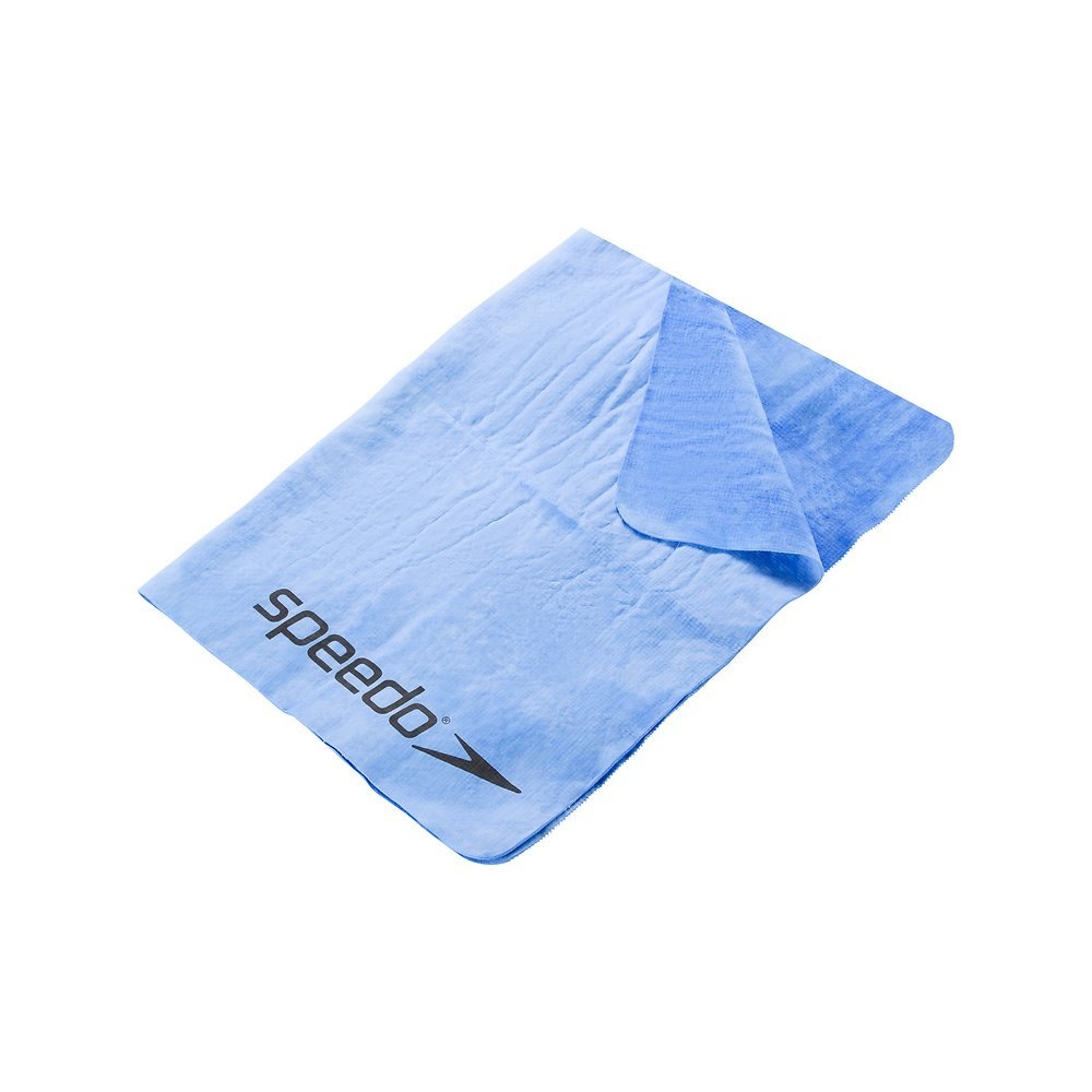 Speedo Sports Towel with Storage Case Blue