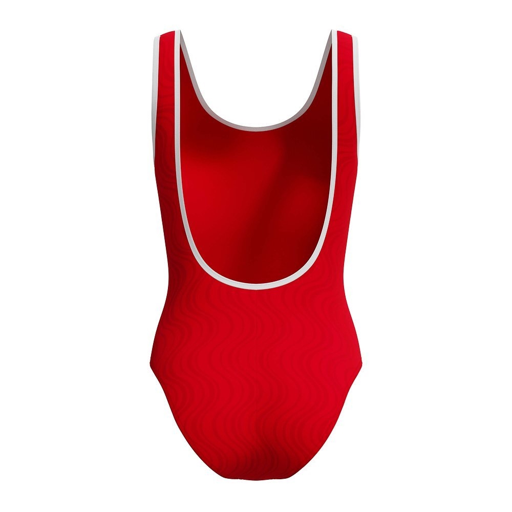 Speedo Textured Bound Scoop Womens One Piece Swimsuit