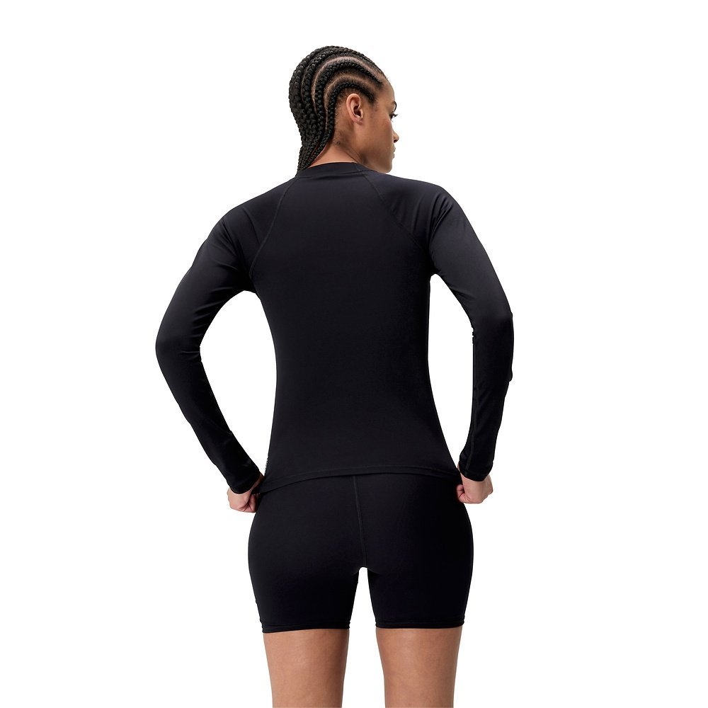 Speedo Classic UPF40+ Womens Logo Long Sleeve Rash Top