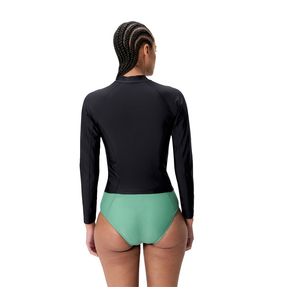 Speedo Zip UPF40+ Womens Long Sleeve Top