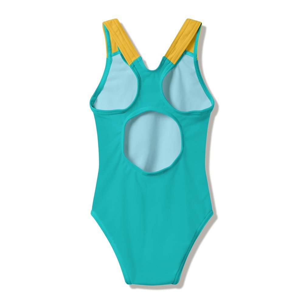 Speedo Solid Medalist Toddler Girls One Piece Swimsuit