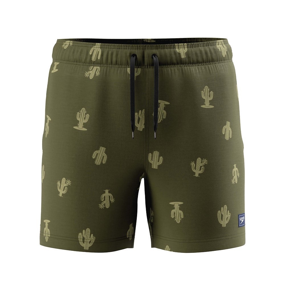 Speedo Redondo Edge Print Volley Mens Swim Shorts 16in
