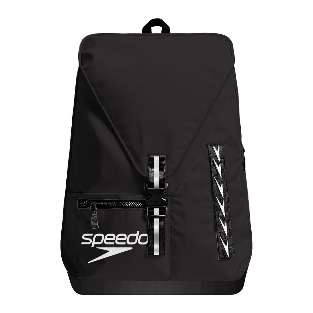 Speedo Vanquisher Backpack with Water Resistant Removable Kit Bag 35L Anthracite