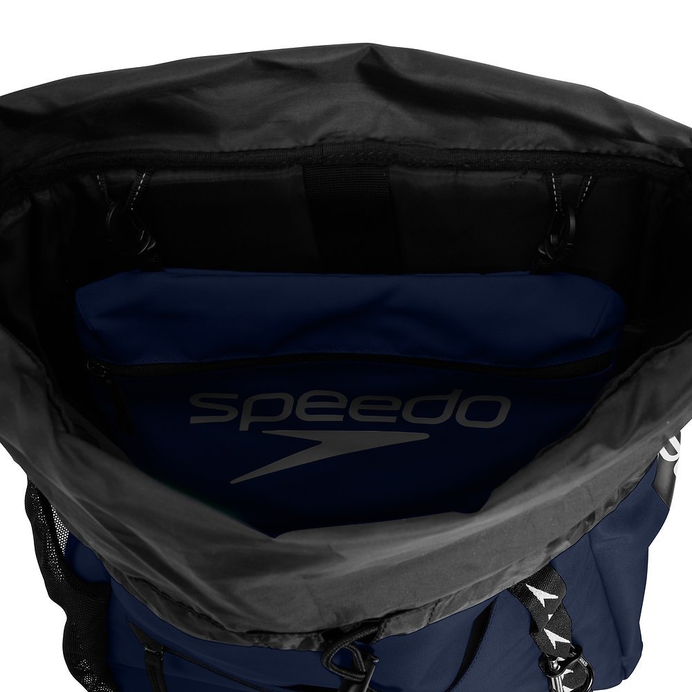 Speedo Vanquisher Backpack with Water Resistant Removable Kit Bag 35L