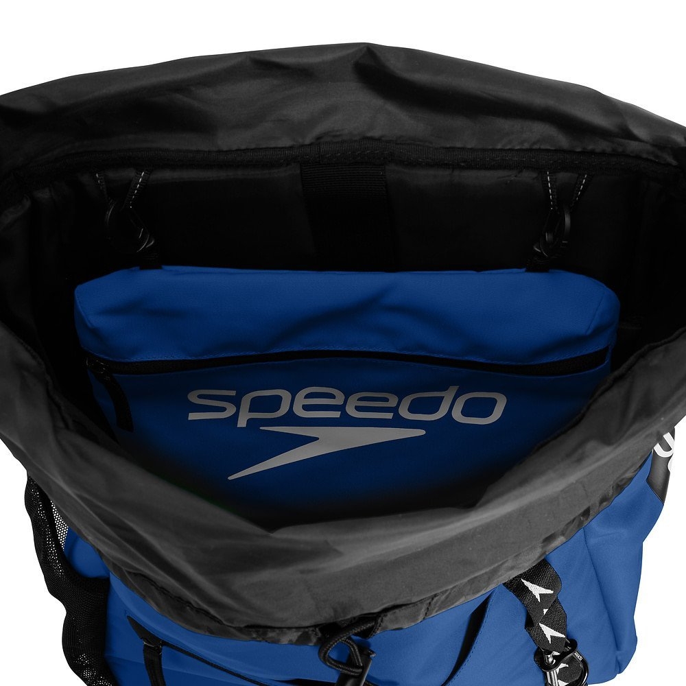 Speedo Vanquisher Backpack with Water Resistant Removable Kit Bag 35L