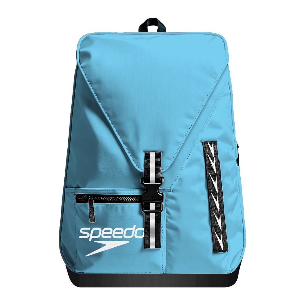 Speedo Vanquisher Backpack with Water Resistant Removable Kit Bag 35L Team Blue