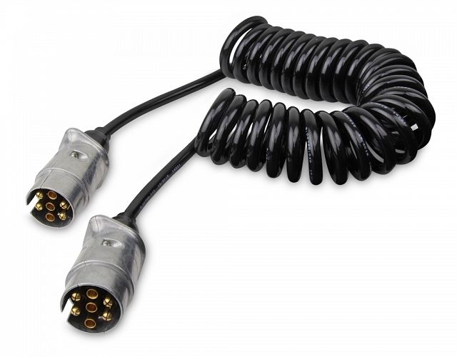 Hella Marine 7 Pole Spiral Cable 12V