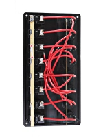 Wave LED Switch Panel incl Circuit Breakers 8 Way Thumbnail Wave LED Switch Panel incl Circuit Breakers 8 Way