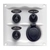 BEP White Waterproof Panel with 3 Switches