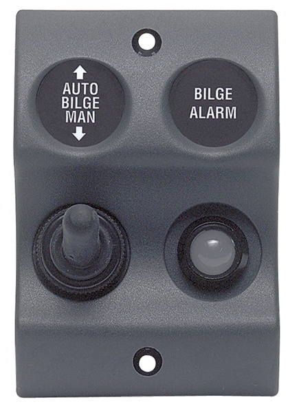 BEP Micro Series Spray Proof Switch Bilge Control Panel with Alarm