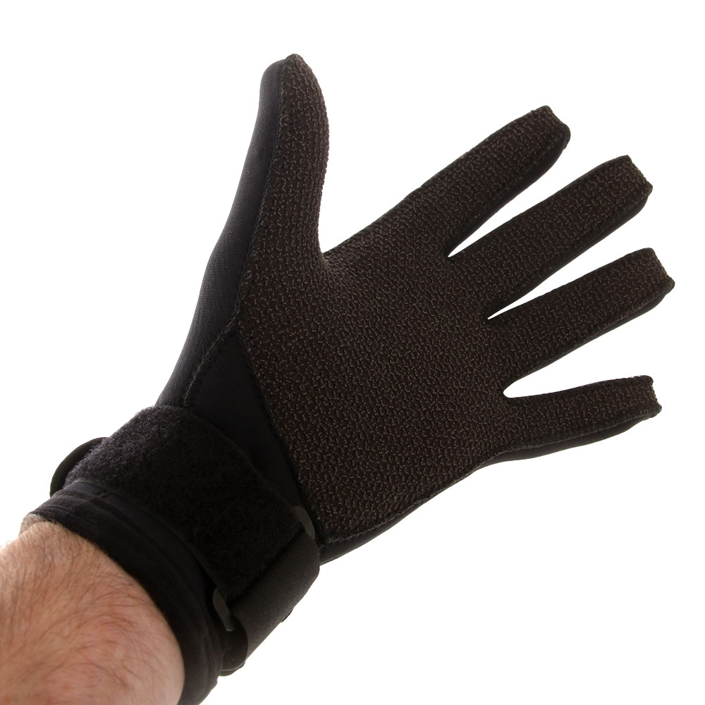 Aropec Reinforced Kevlar Dive Gloves with Buckle Hook-and-Loop Strap 3mm