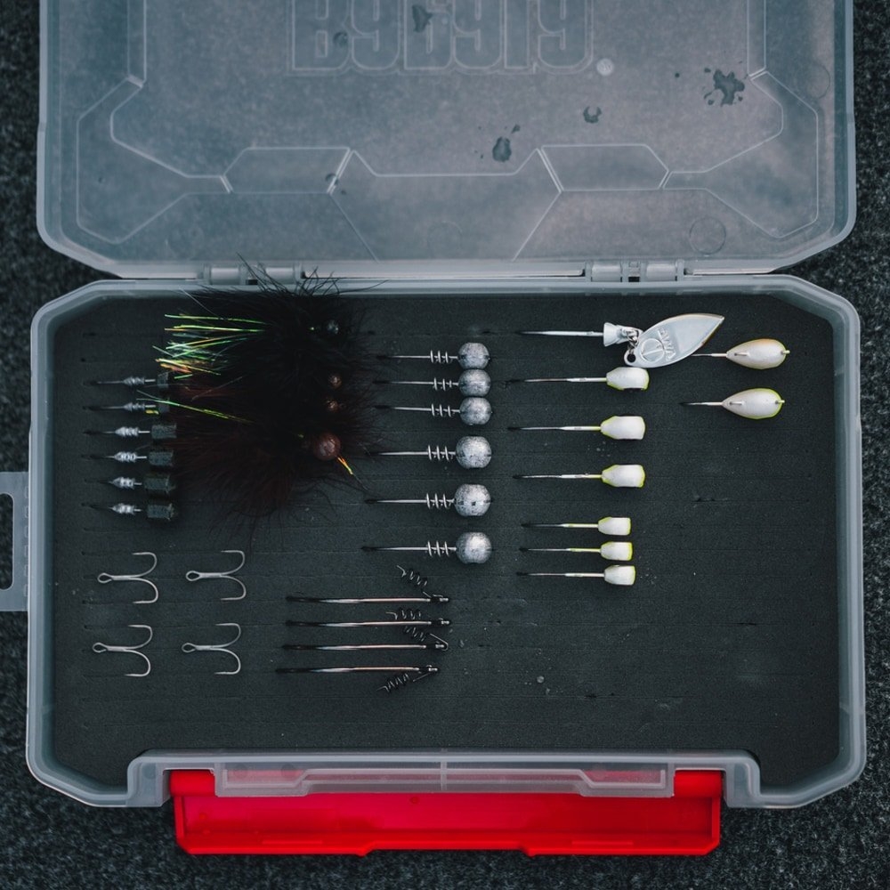 Rapala RapStack 3600 Tackle Box 28 x 18 x 4cm - Slotted Open Foam Tray 