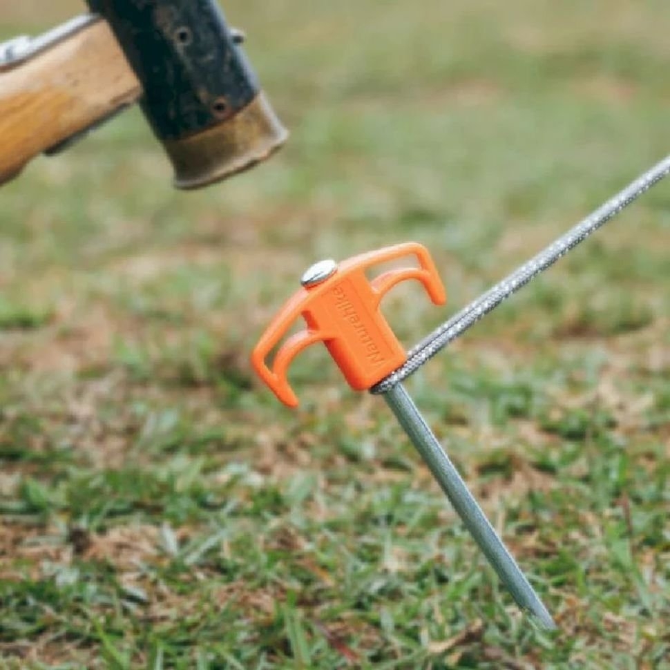 Naturehike Galvanized Tent Pegs Orange 25cm Qty 2