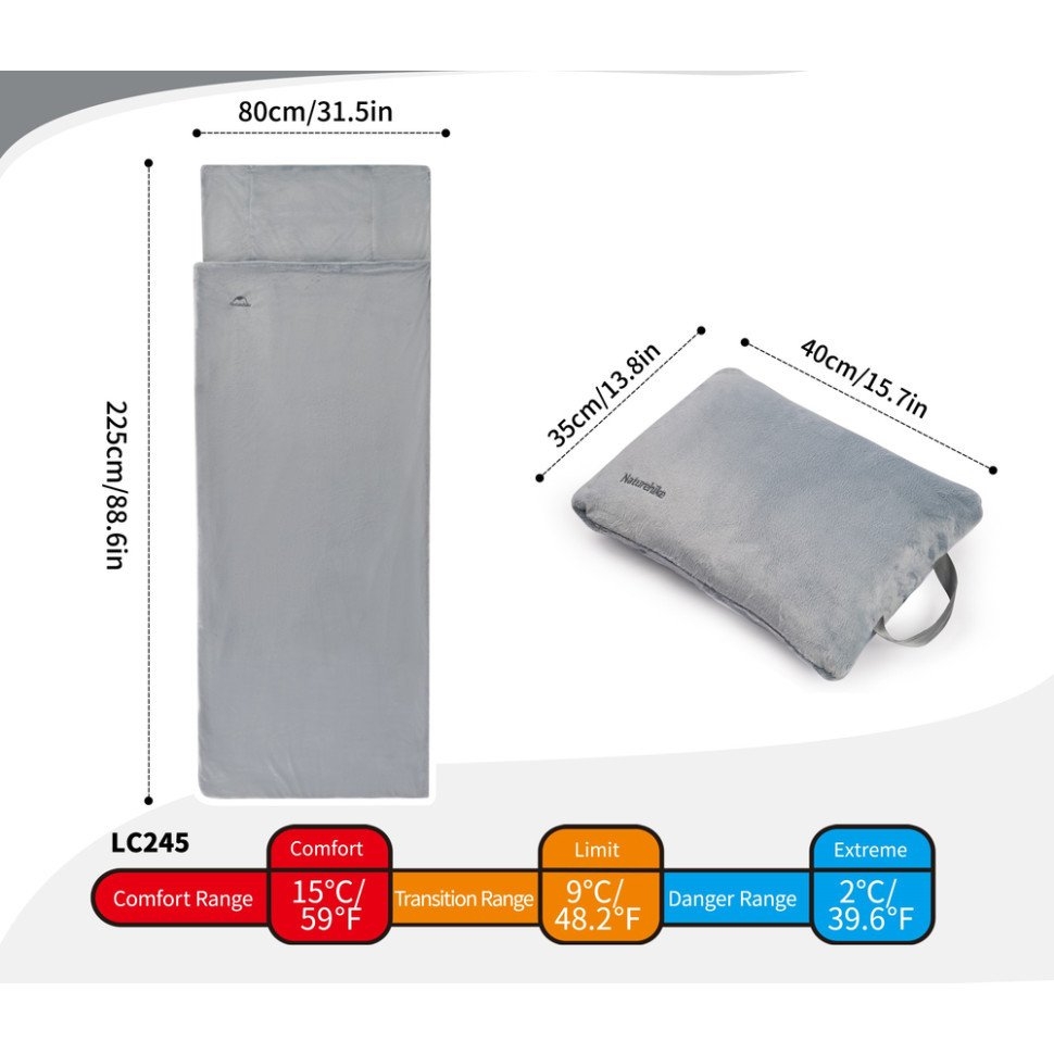 Naturehike Multifunction 15C Sleeping Bag/Blanket