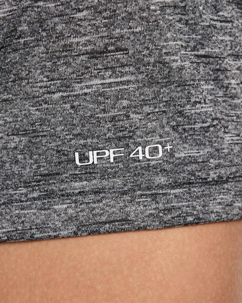 Nike Swim Heathered Short Sleeve Hydroguard Mens Swim Shirt