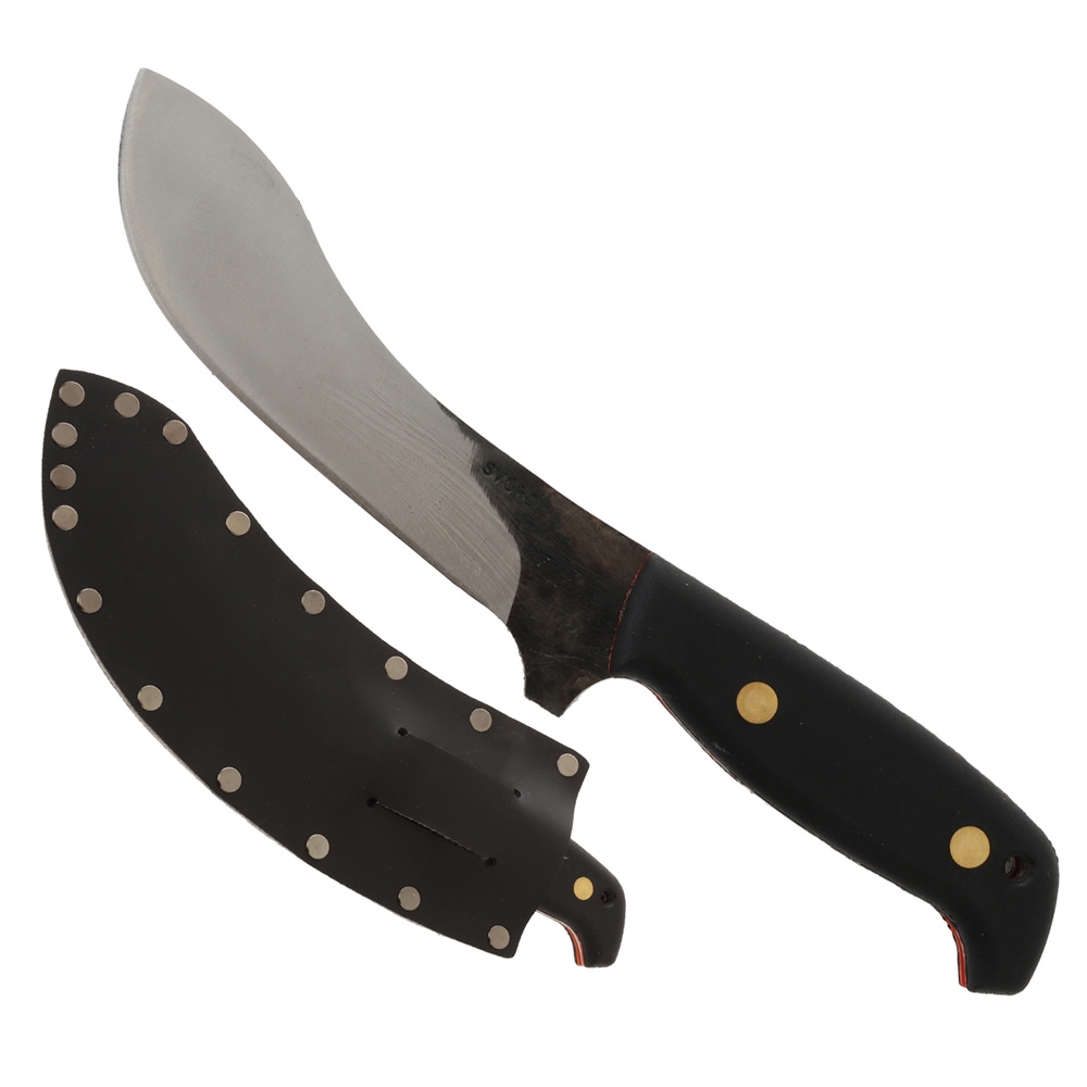 Svord 67L Curved Skinning Knife with Polypropylene Handle Black 14.6cm