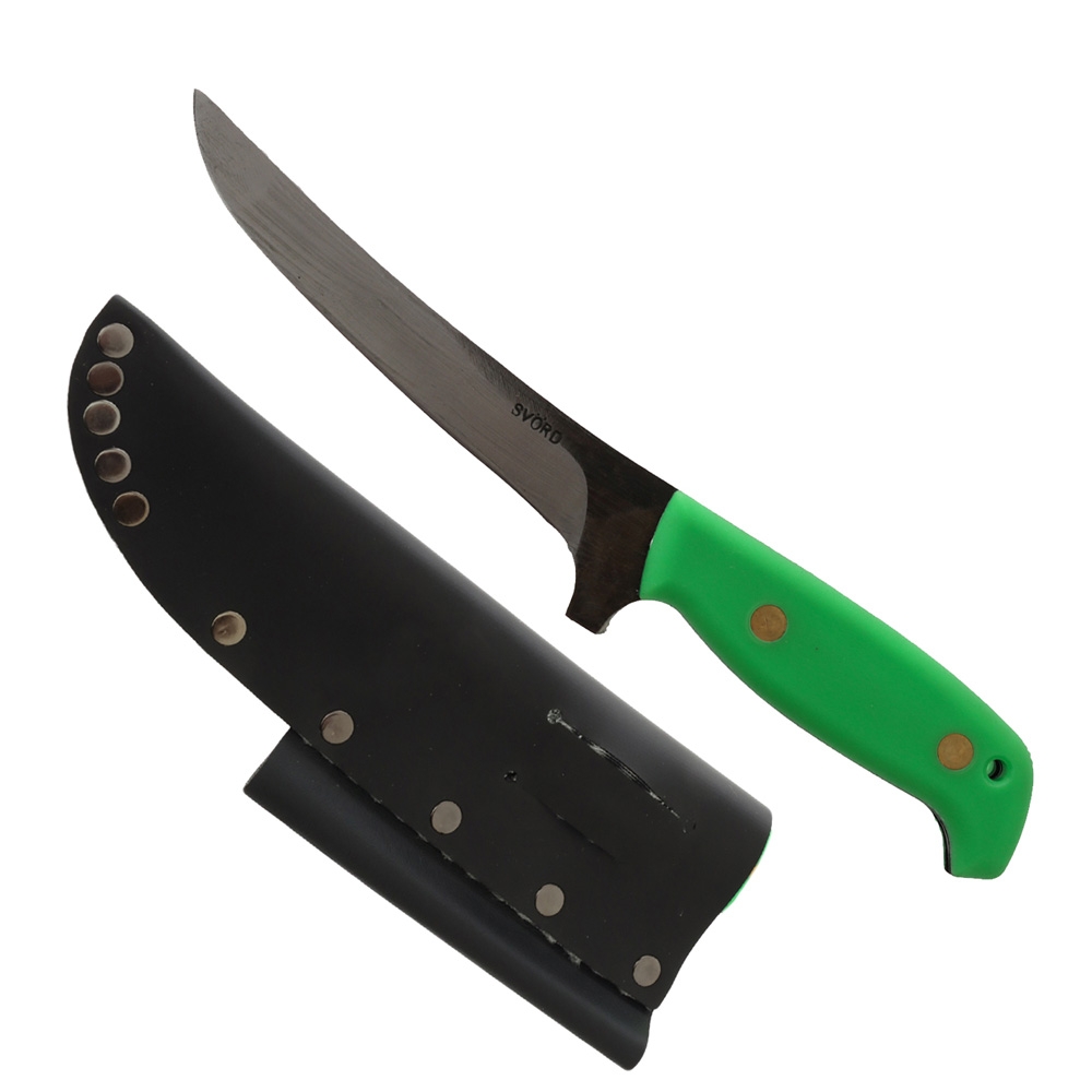 Svord 87L Boning Knife with Polypropylene Handle Green 14.3cm