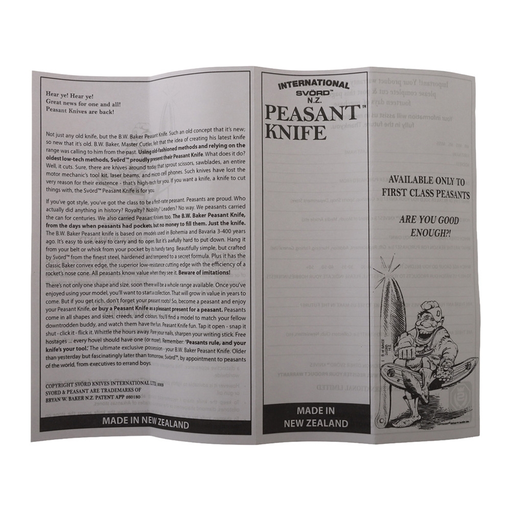 Svord Mini Peasant Knife with Polypropylene Handle Green 6.35cm