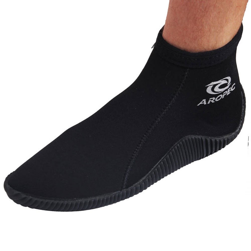 Aropec Low Cut Dive Boots with Rubber Sole 3mm