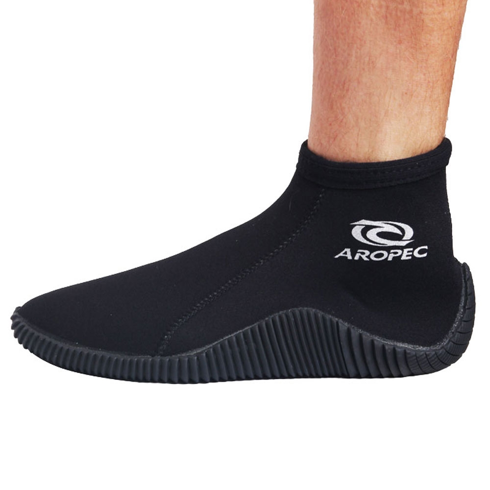 Aropec Low Cut Dive Boots with Rubber Sole 3mm