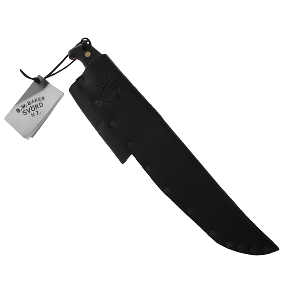 Svord Fillet Knife with Black Handle incl Leather Sheath 25.4cm
