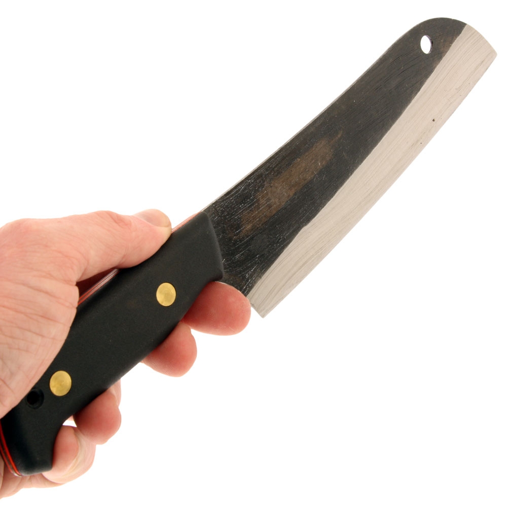 Svord Carbon Steel Kiwi Santoku Knife with Black Handle 18.5cm