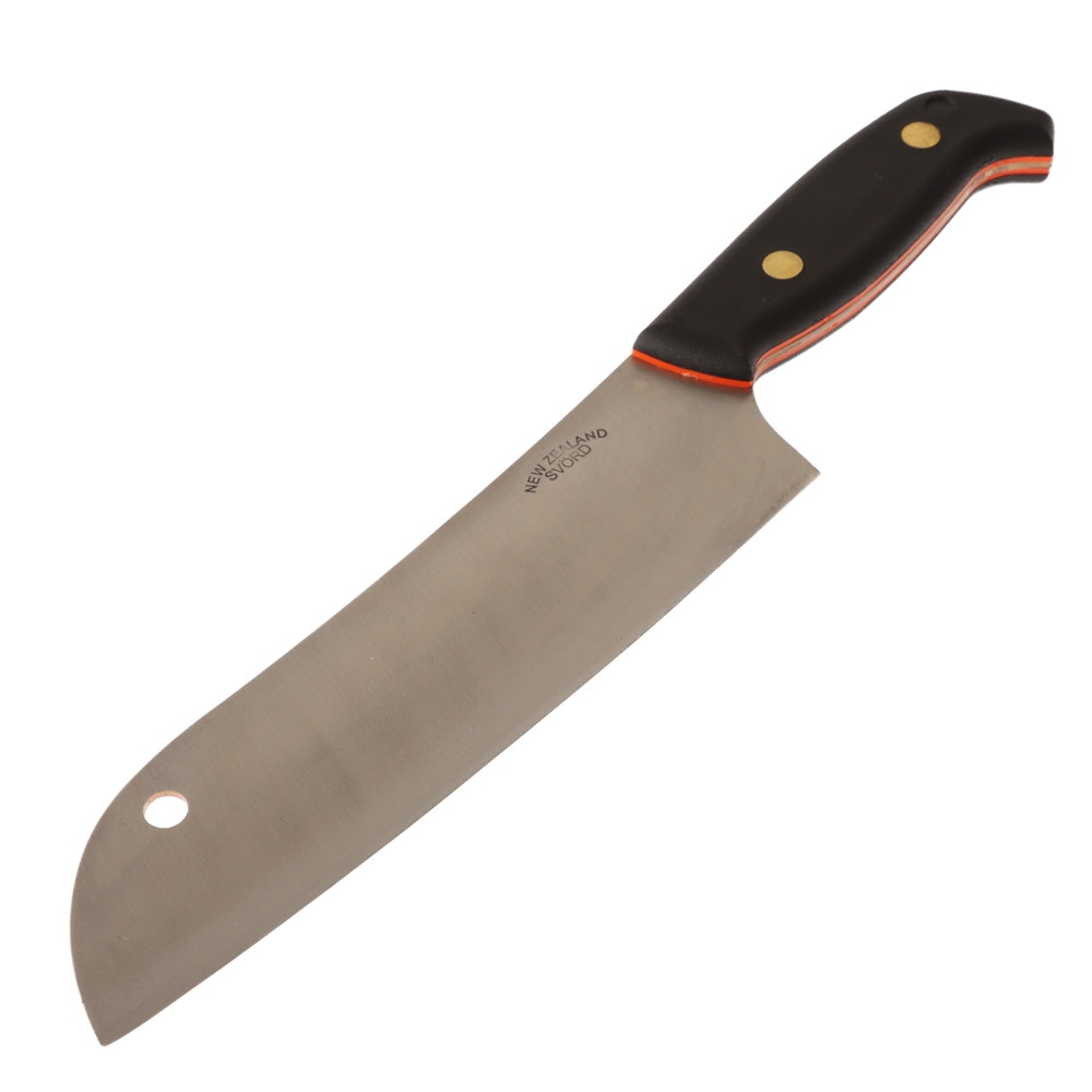 Svord Stainless Steel Kiwi Santoku Knife with Black Handle 18.5cm