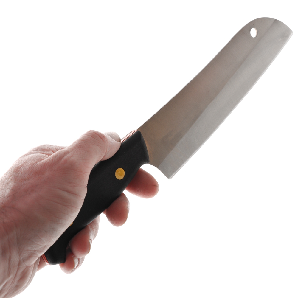 Svord Stainless Steel Kiwi Santoku Knife with Black Handle 18.5cm