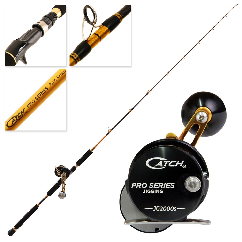 Catch Pro Series JGX2000 Acid Wrap Slow Jig Combo 5ft 8in 50-150g 1pc