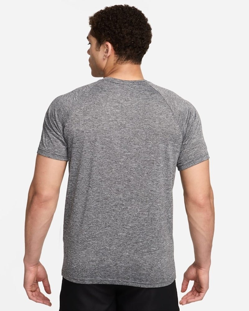 Nike Swim Heathered Short Sleeve Hydroguard Mens Swim Shirt
