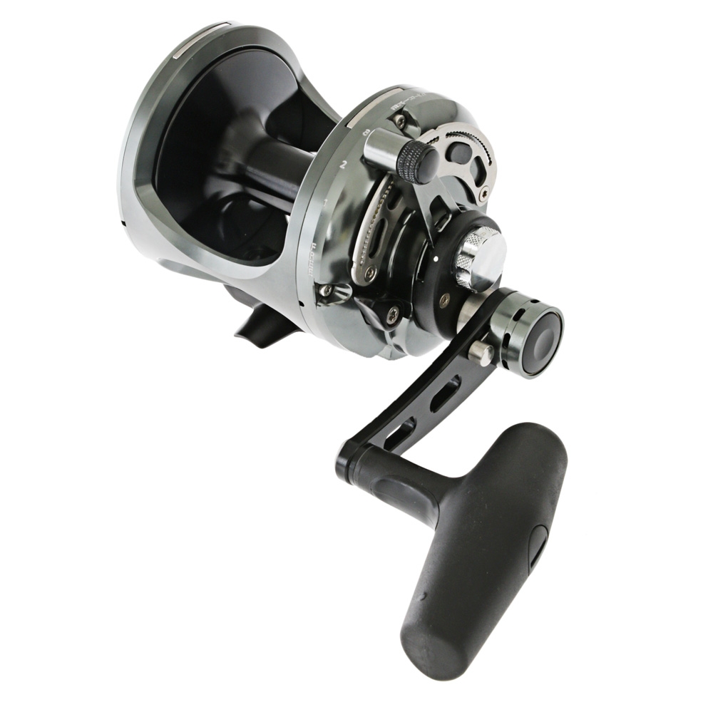 Okuma Makaira 30 SEa 2-Speed Lever Drag Game Reel Gunsmoke