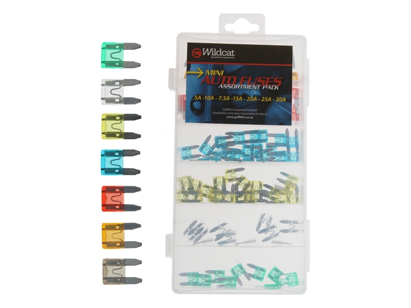 Wildcat Assorted Mini Blade Fuse Kit