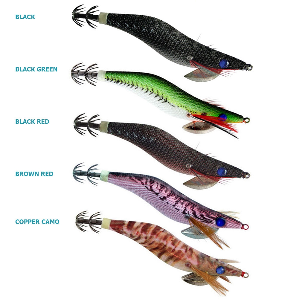 Black Magic Squid Snatcher Squid Jig Natural Size 2.5 95mm