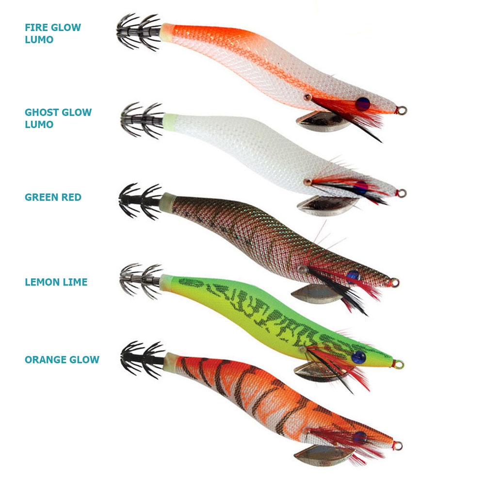 Black Magic Squid Snatcher Squid Jig Natural Size 2.5 95mm