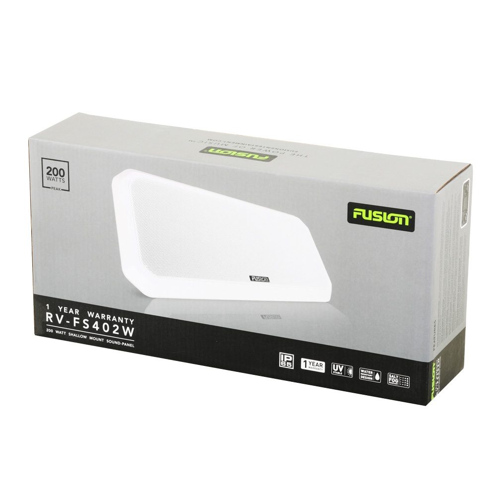 Fusion Sound-Panel All-in-One Shallow Mount Speaker System White