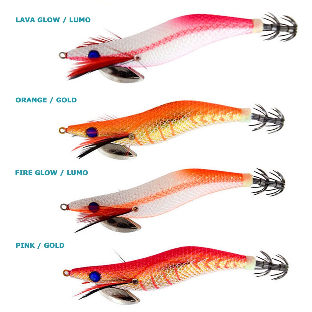 Black Magic Squid Snatcher Squid Jig Natural Size 3