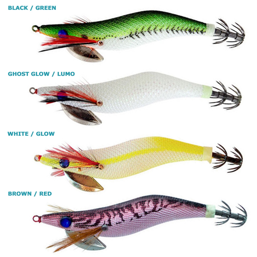 Black Magic Squid Snatcher Squid Jig Natural Size 3