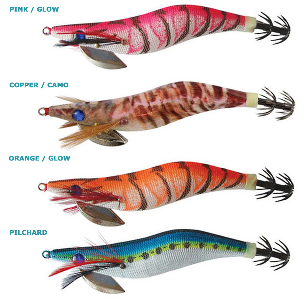 Black Magic Squid Snatcher Squid Jig Natural Size 3