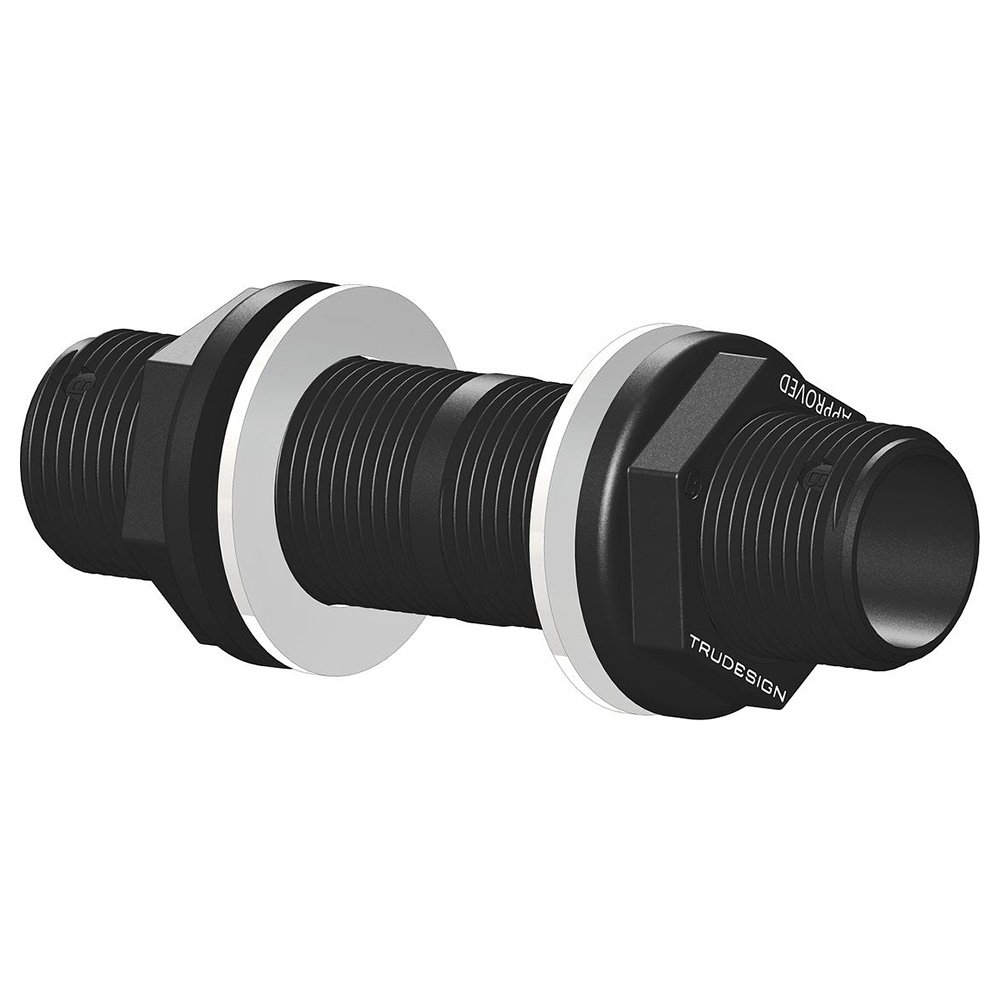 TruDesign Thru Bulkhead Threaded Tube 140mm 1in BSP