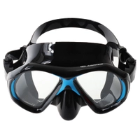 Aropec Mantis Liquid Silicone Dive Mask Black Blue Thumbnail Aropec Mantis Liquid Silicone Dive Mask Black Blue