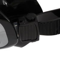 Aropec Admiral Panoramic Vision Dive Mask Black Silver Thumbnail Aropec Admiral Panoramic Vision Dive Mask Black Silver
